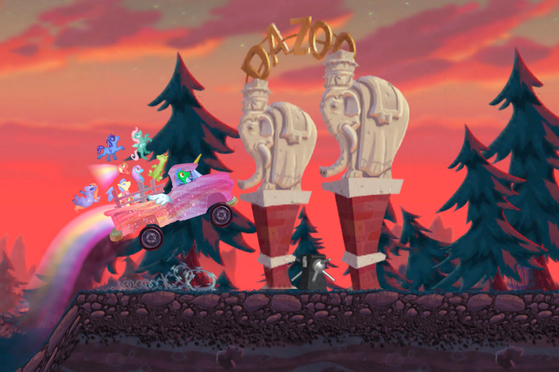 Illustration for article titled Just When You Thought Snuggle Truck Couldn't Get Any Cuddlier, Enter Brony Mode